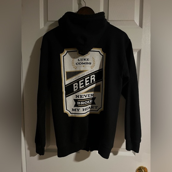 Luke Combs merch zip-up hoodie - Picture 3 of 3